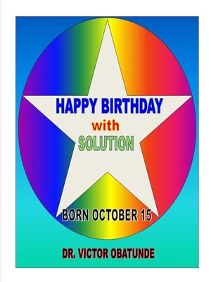 cover image of BORN OCTOBER 15